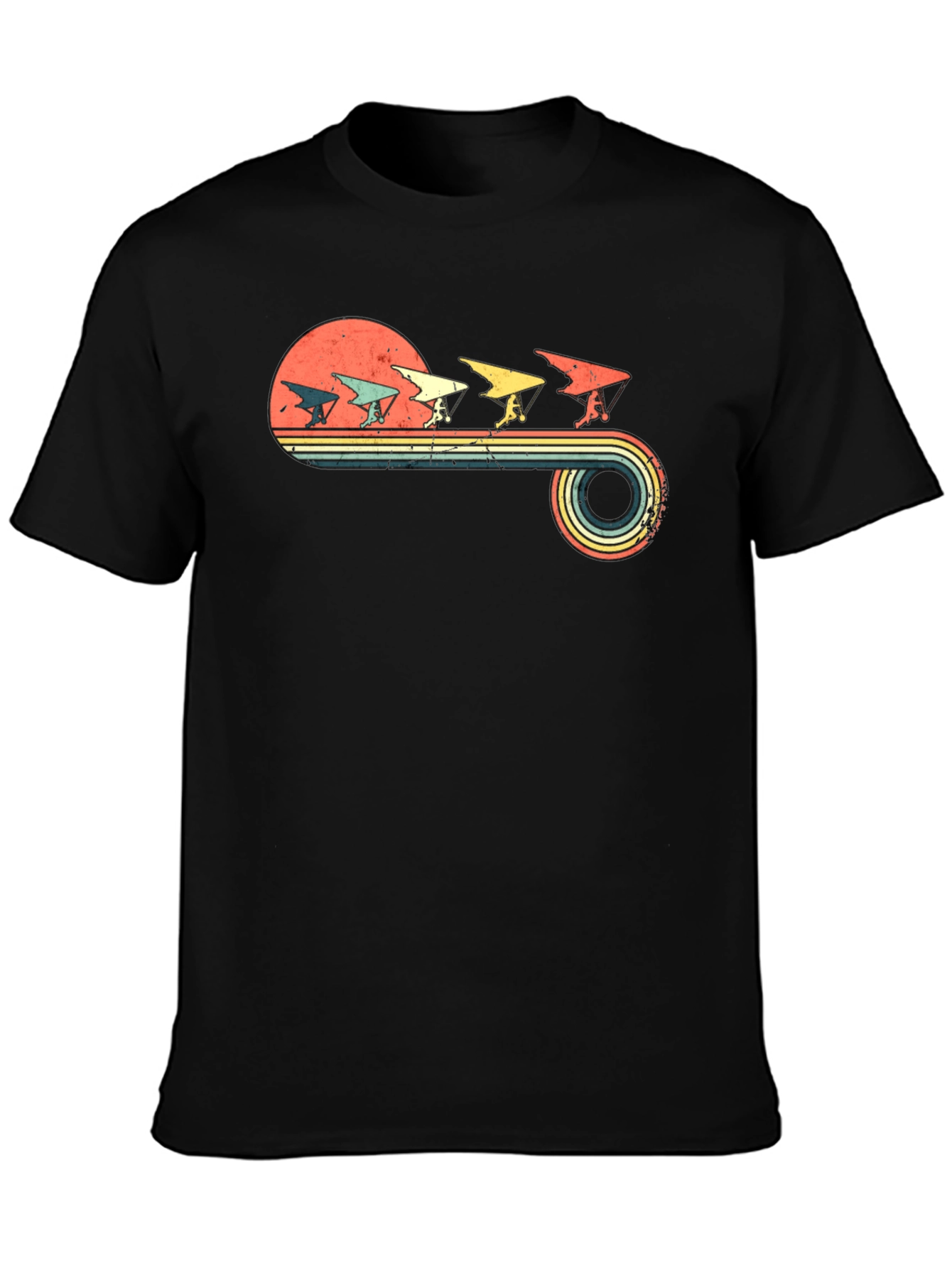 Hang Gliding Retro T-Shirt
