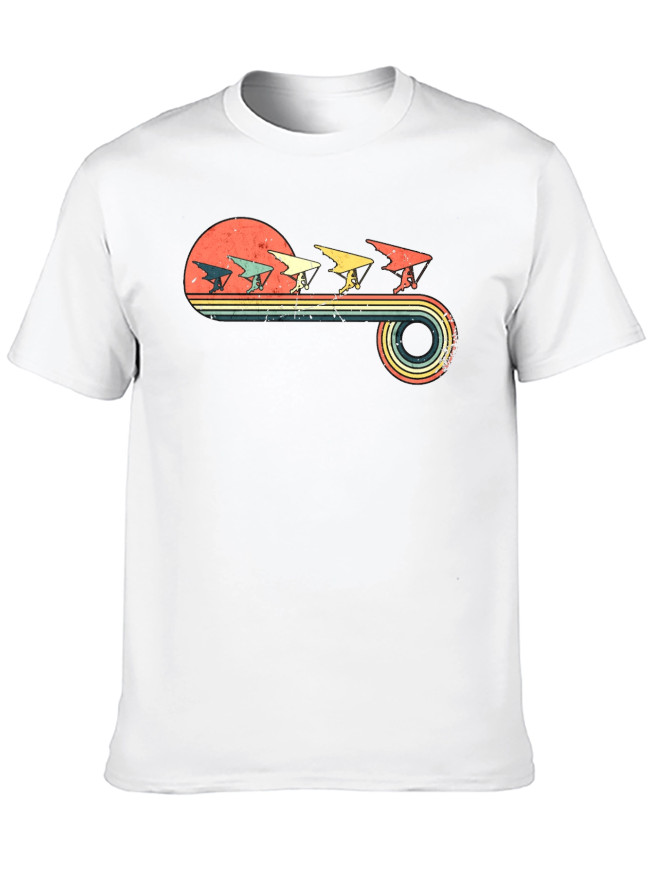 Hang Gliding Retro T-Shirt