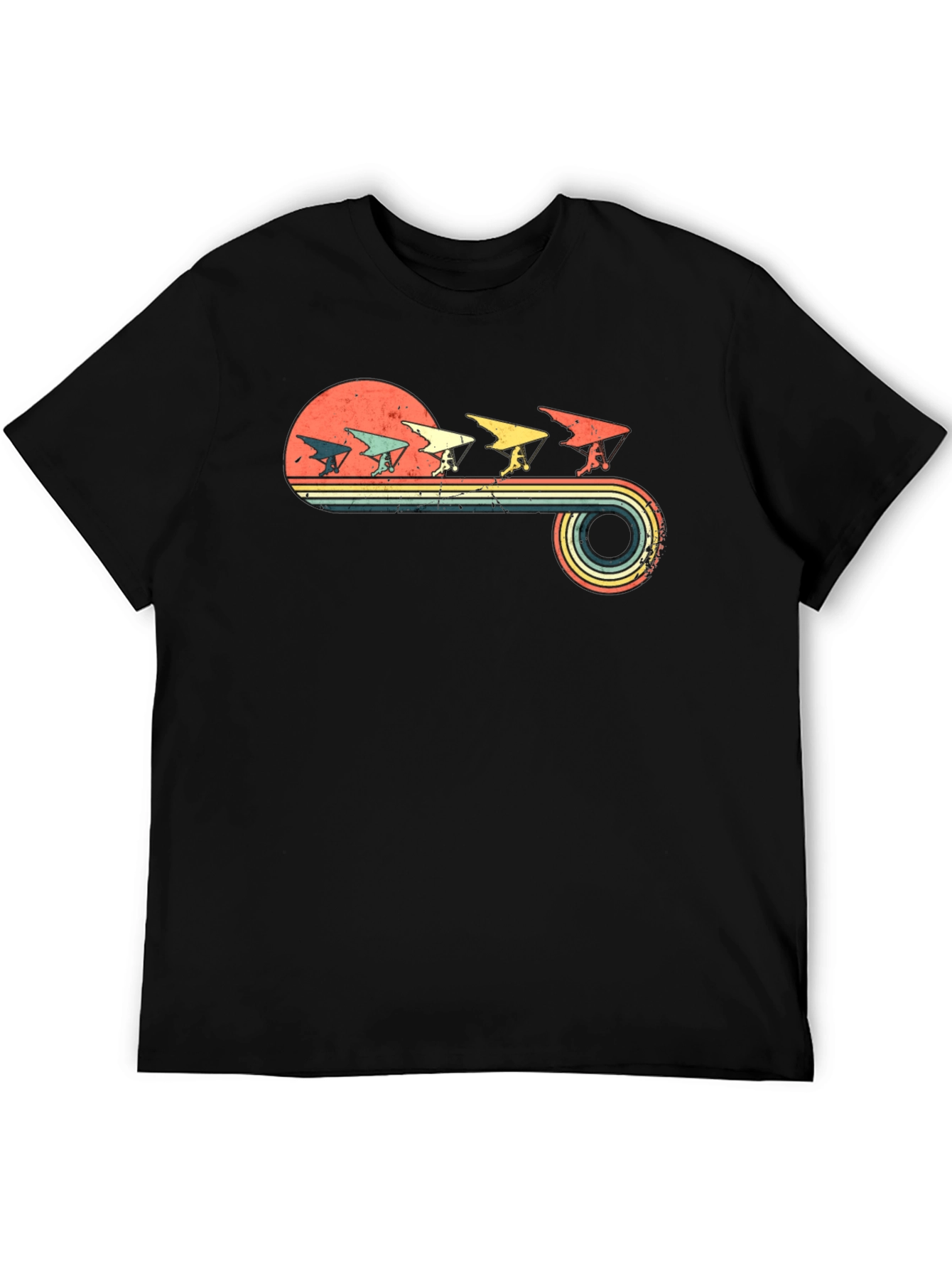 Hang Gliding Retro T-Shirt