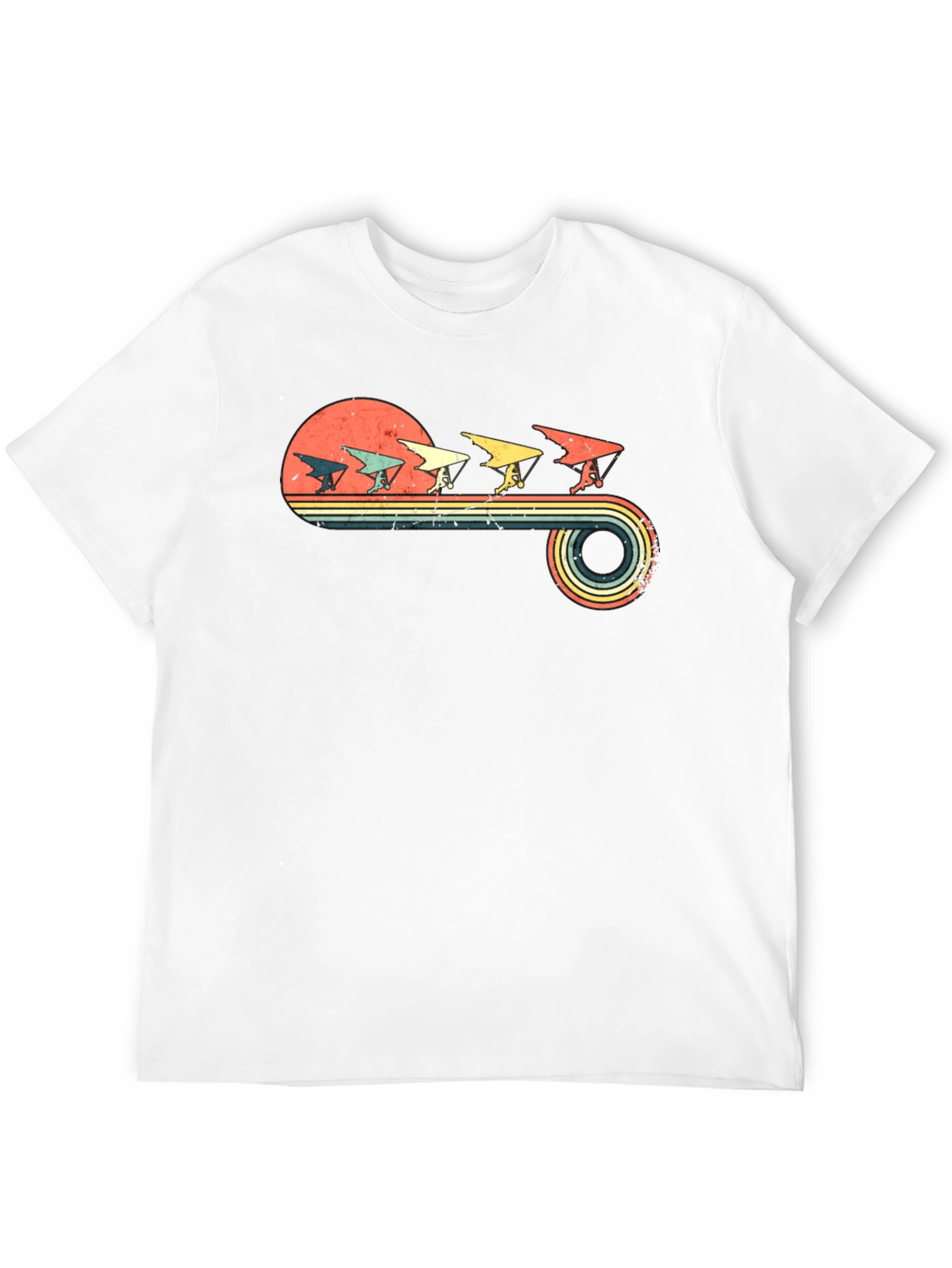 Hang Gliding Retro T-Shirt