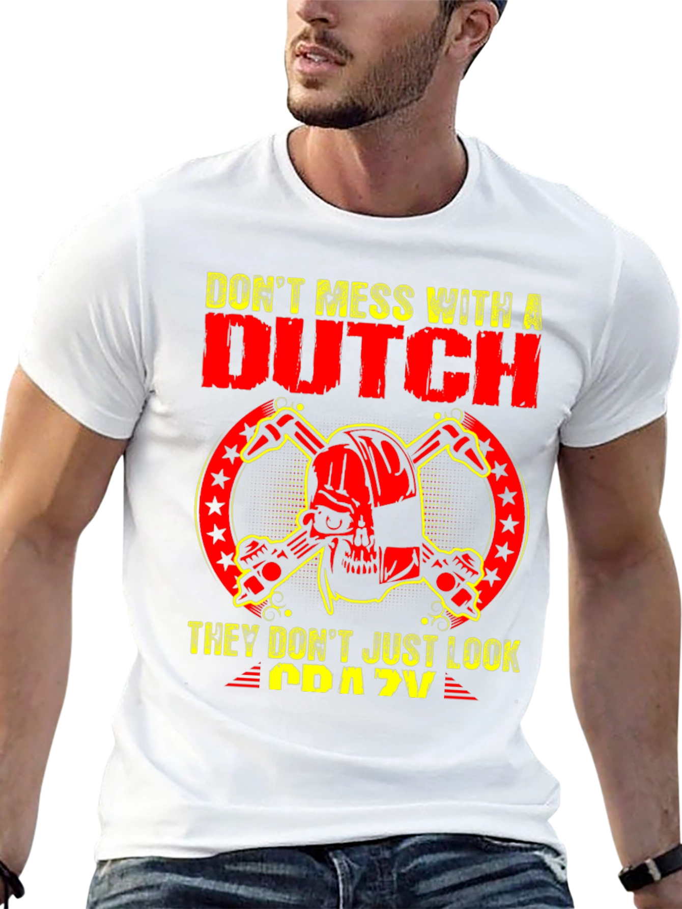 Dont Mess with a Dutch Skull T-Shirt