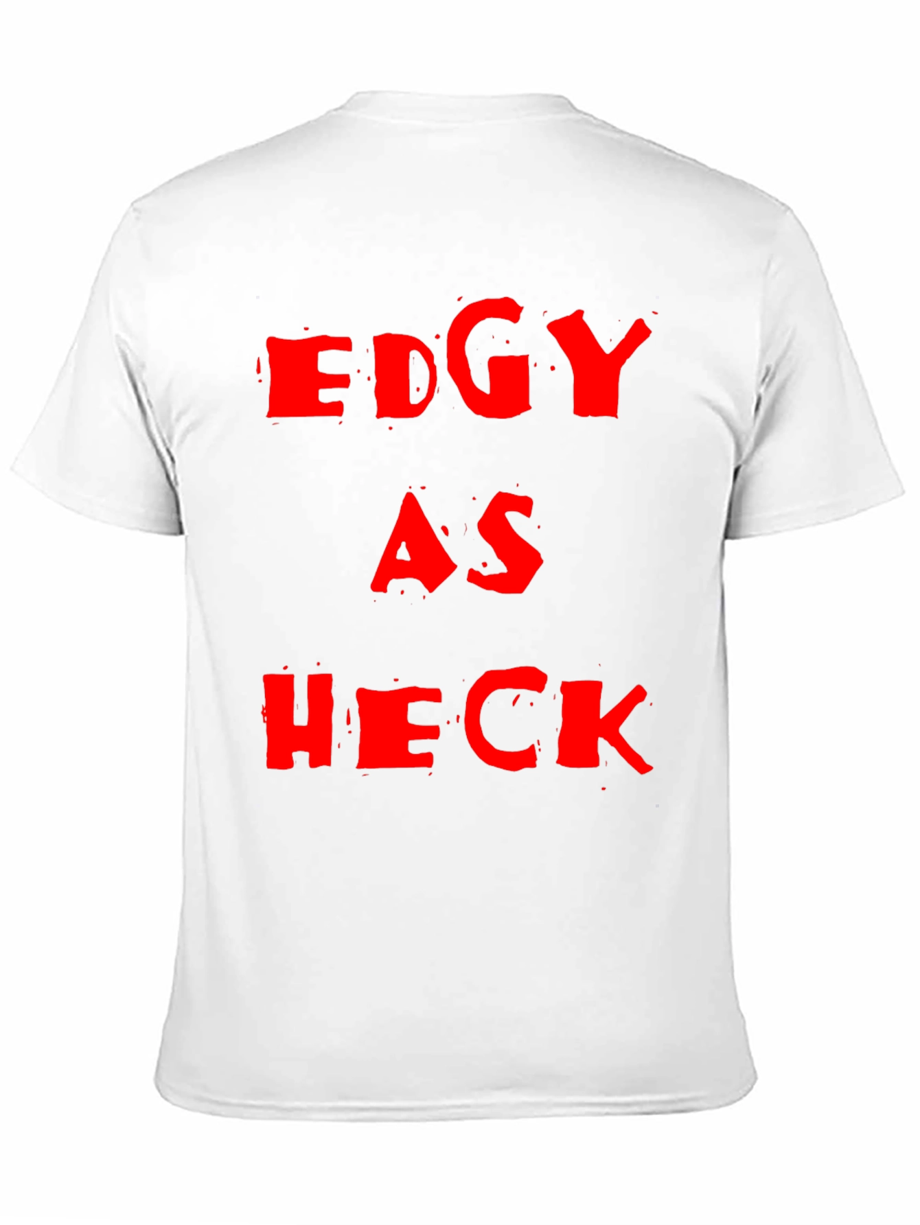 Edgy as Heck Black Graphic Tee