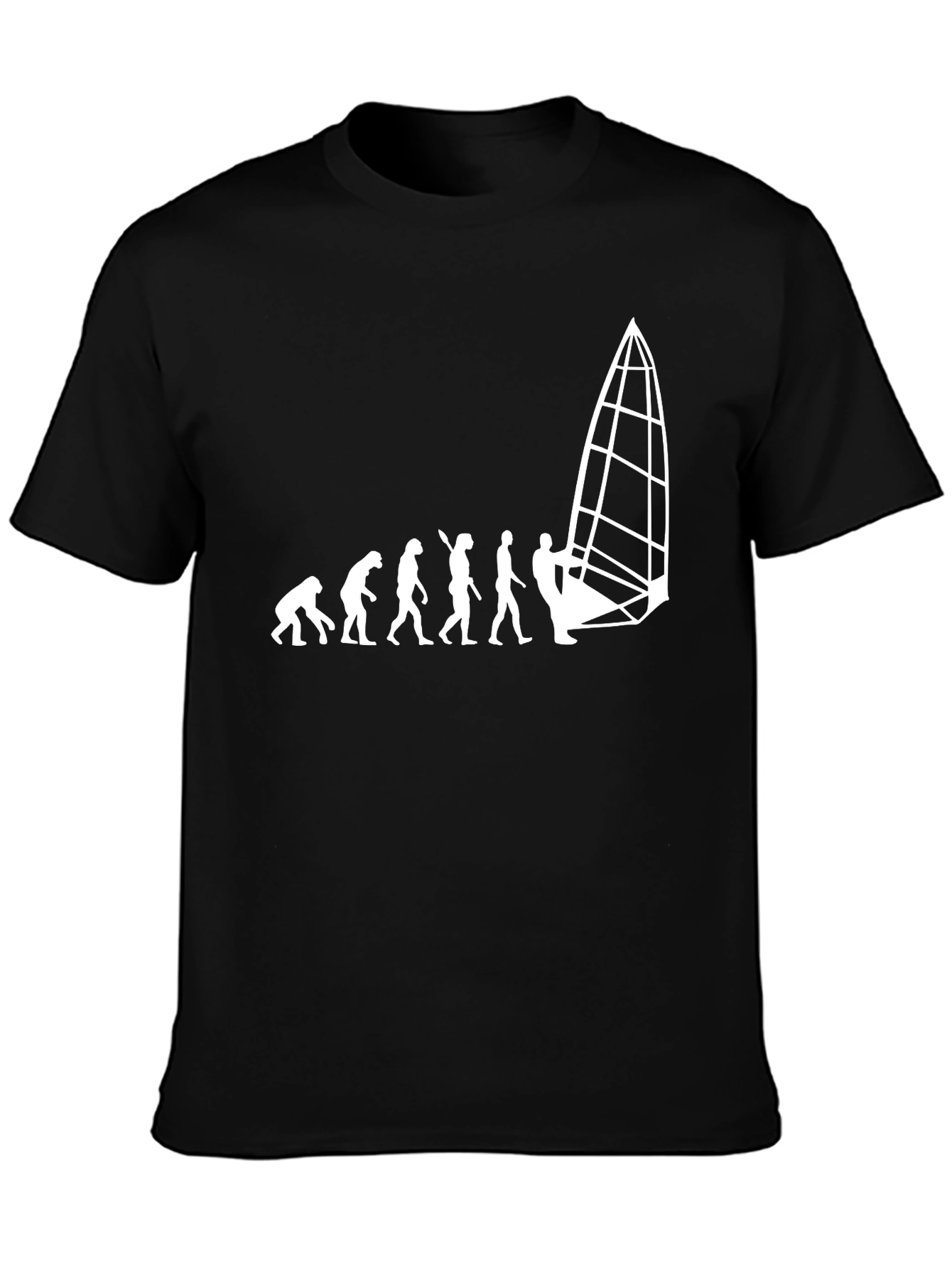 Evolution Windsurfing Graphic Tee - Black
