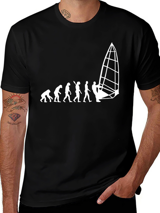 Evolution Windsurfing Graphic Tee - Black
