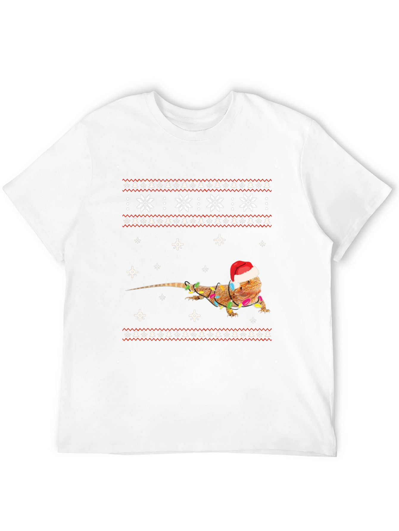 Festive Bearded Dragon Christmas T-Shirt