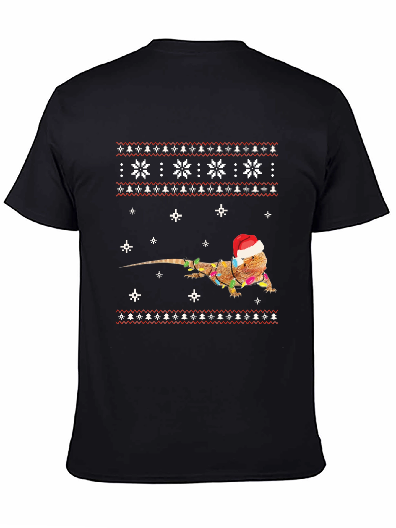 Festive Bearded Dragon Christmas T-Shirt