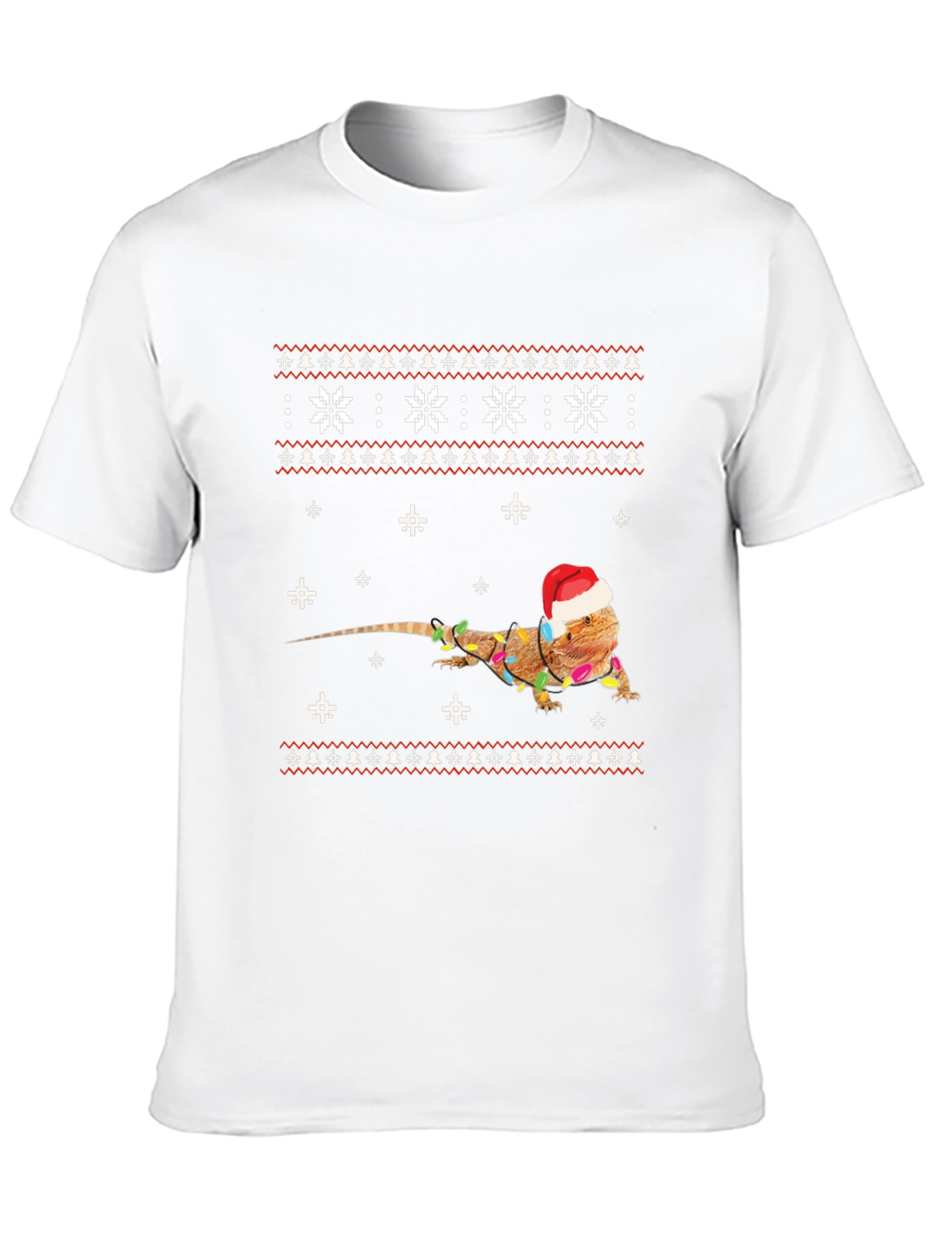 Festive Bearded Dragon Christmas T-Shirt