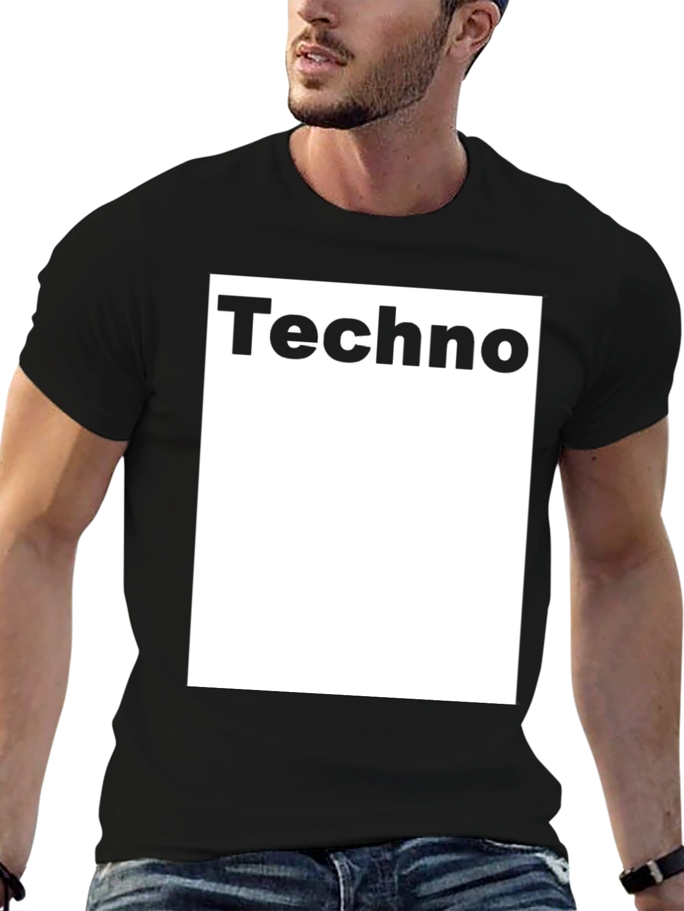 Techno Music T-Shirt - Classic Black Tee