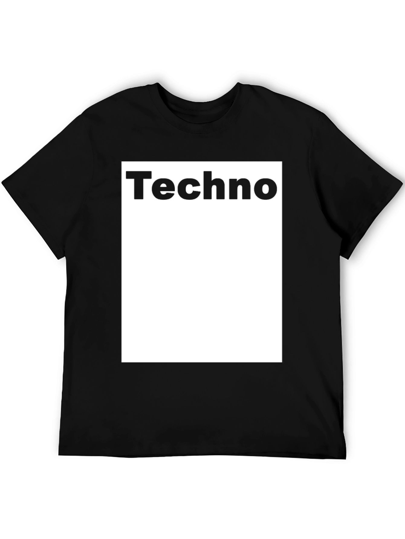 Techno Music T-Shirt - Classic Black Tee