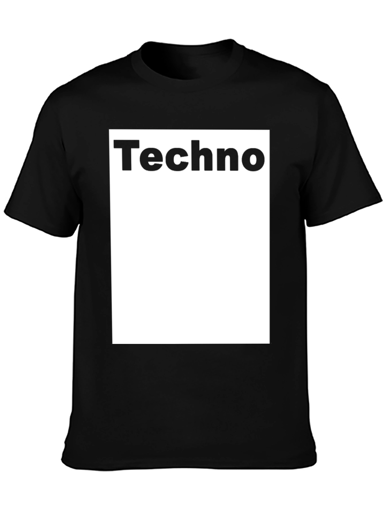Techno Music T-Shirt - Classic Black Tee