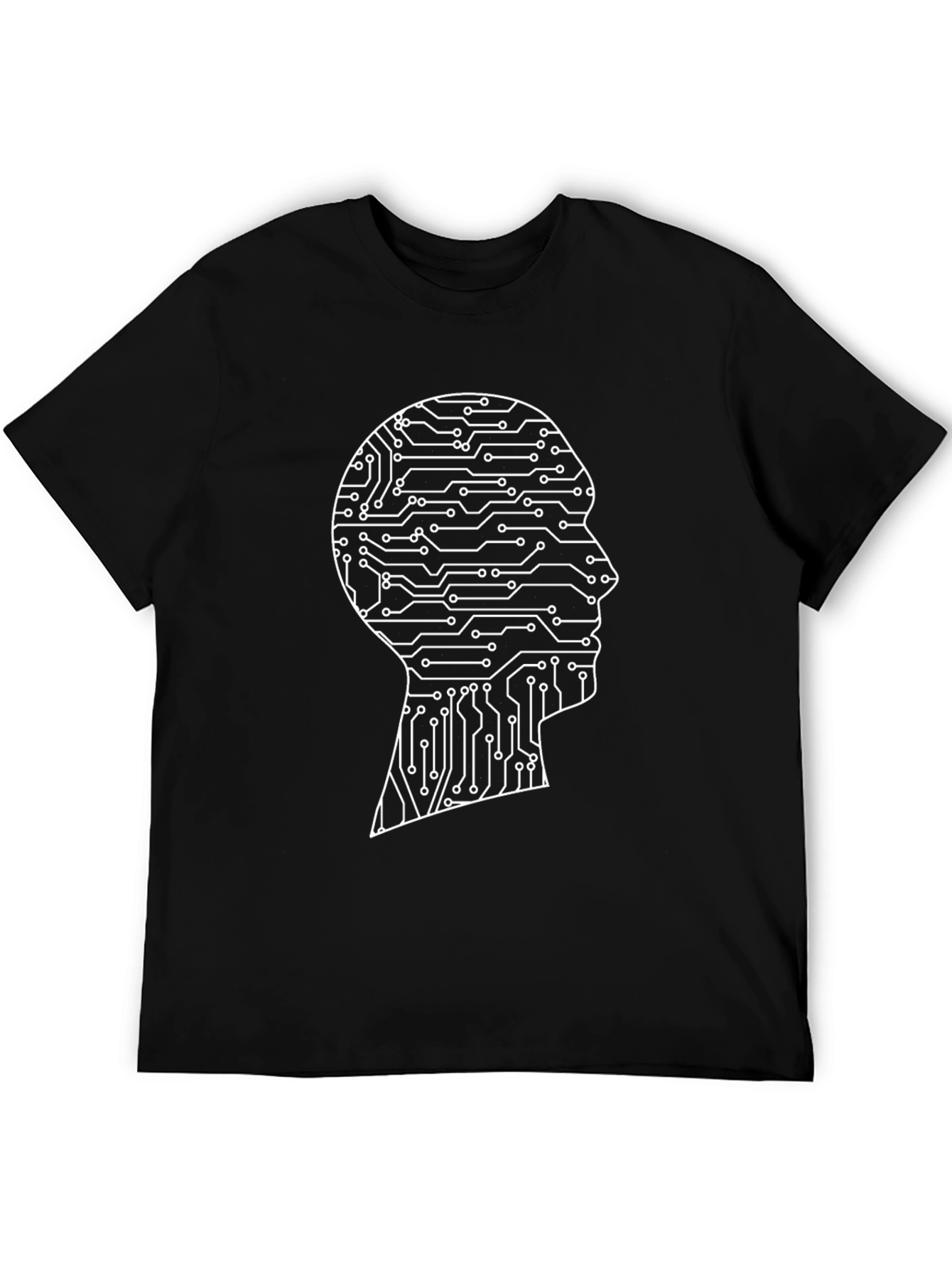 Circuit Brain T-Shirt - Tech Mind Tee