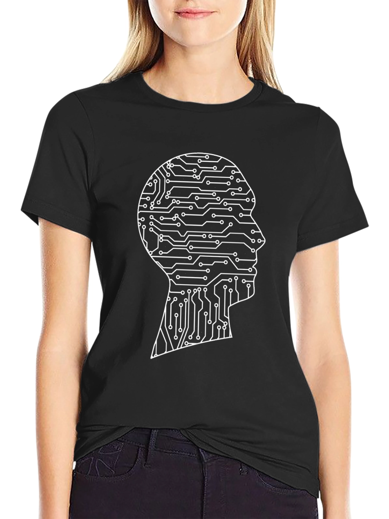 Circuit Brain T-Shirt - Tech Mind Tee