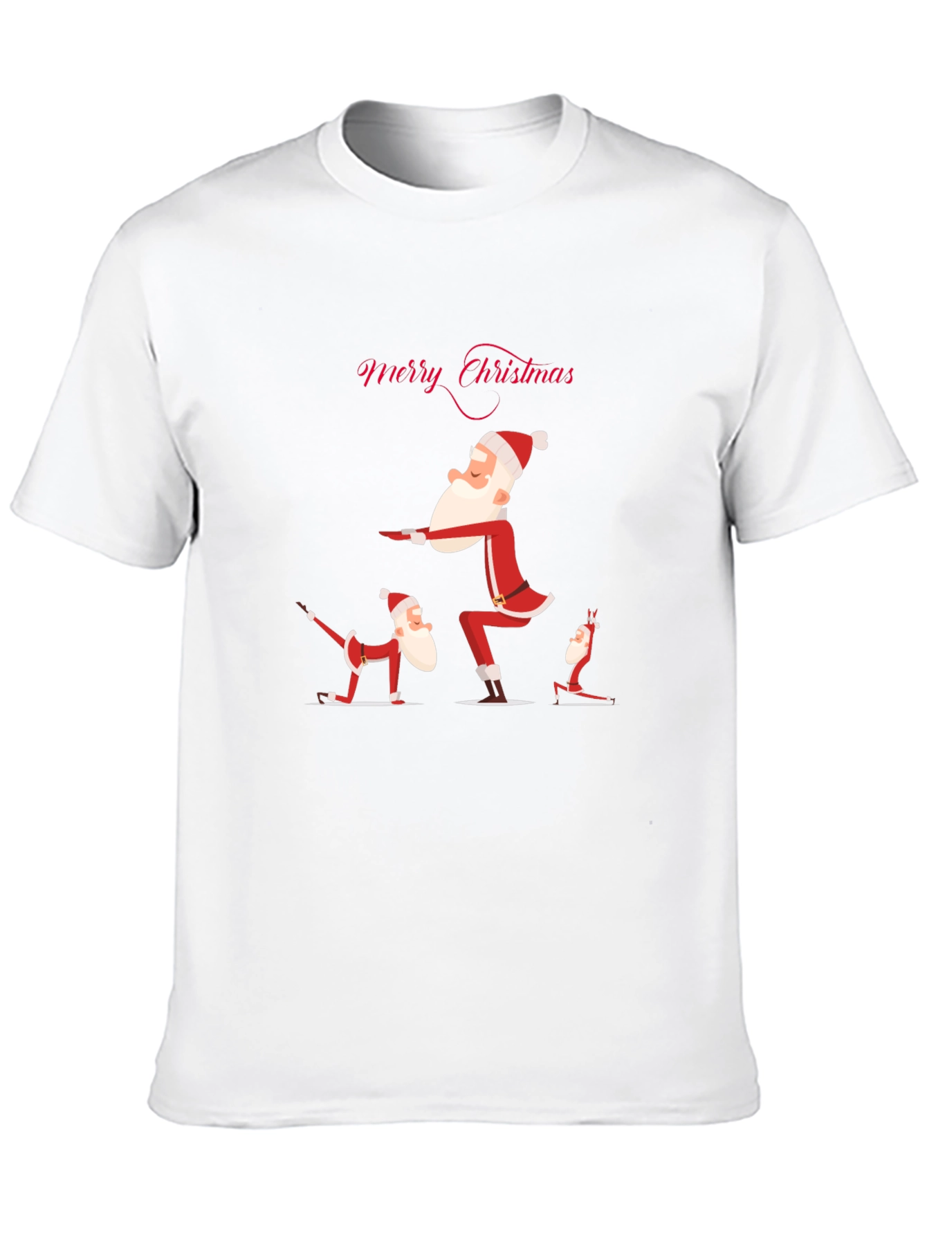 Yoga Santa Christmas T-Shirt