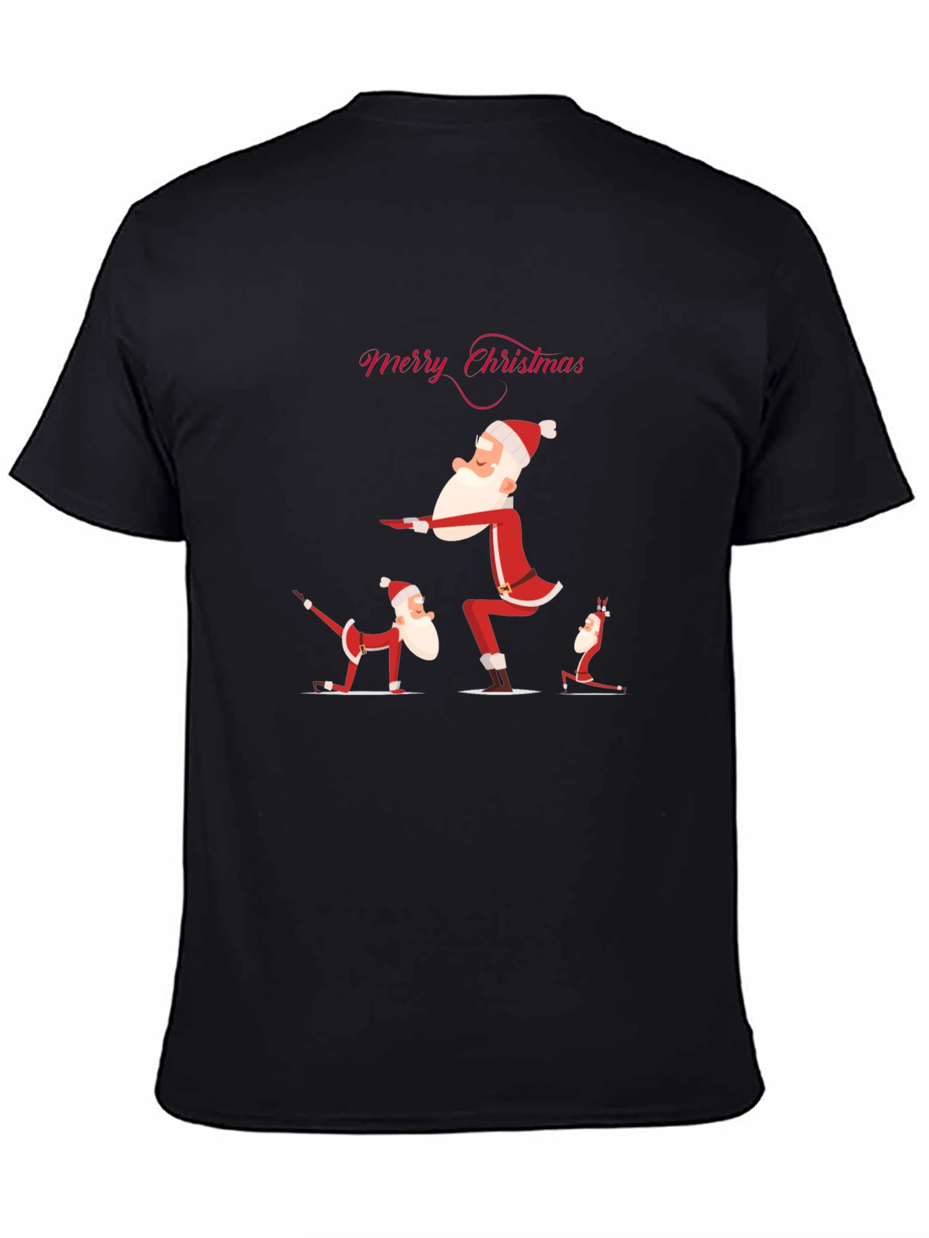 Yoga Santa Christmas T-Shirt