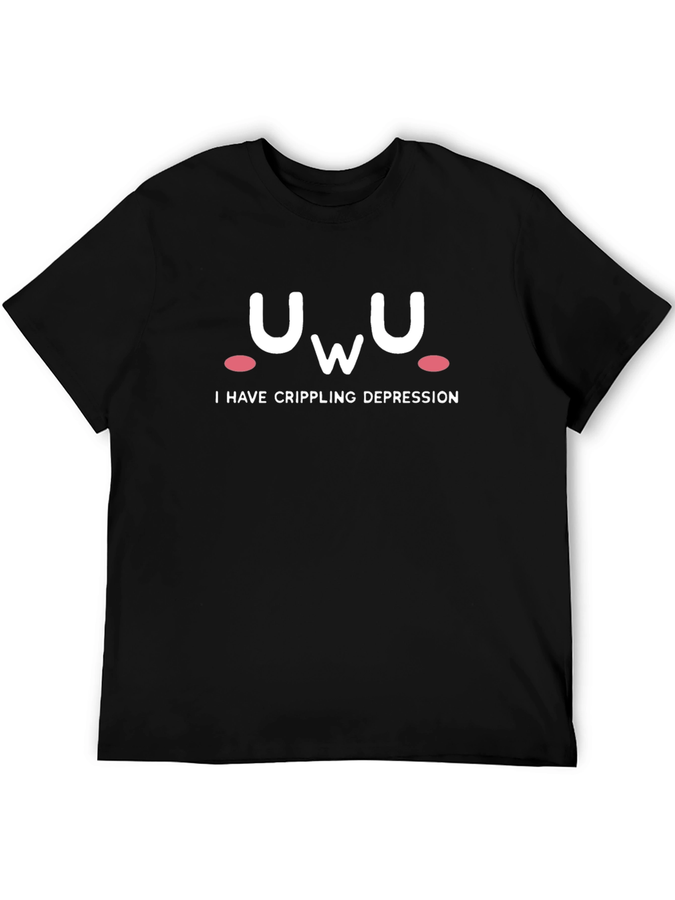 UwU Crippling Depression Graphic T-Shirt