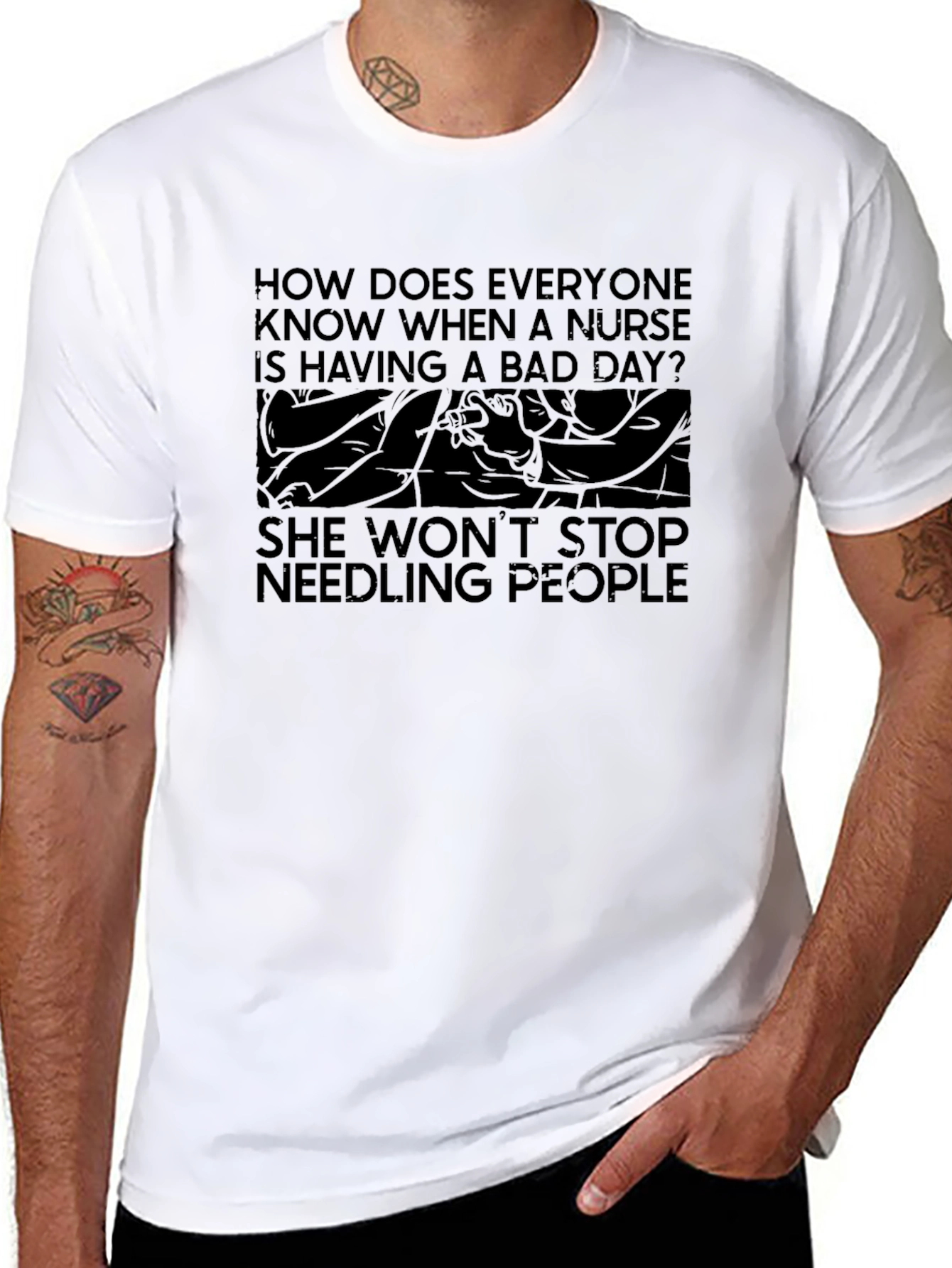 Nurse Bad Day Graphic T-Shirt