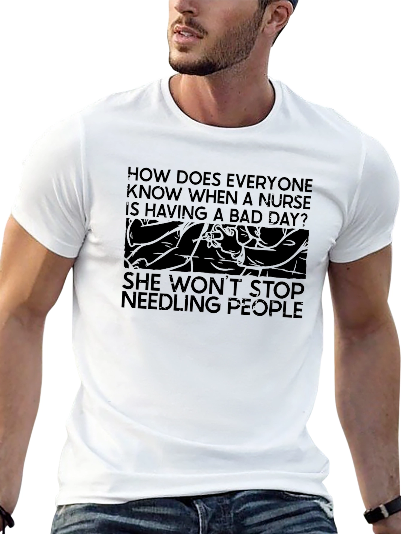 Nurse Bad Day Graphic T-Shirt