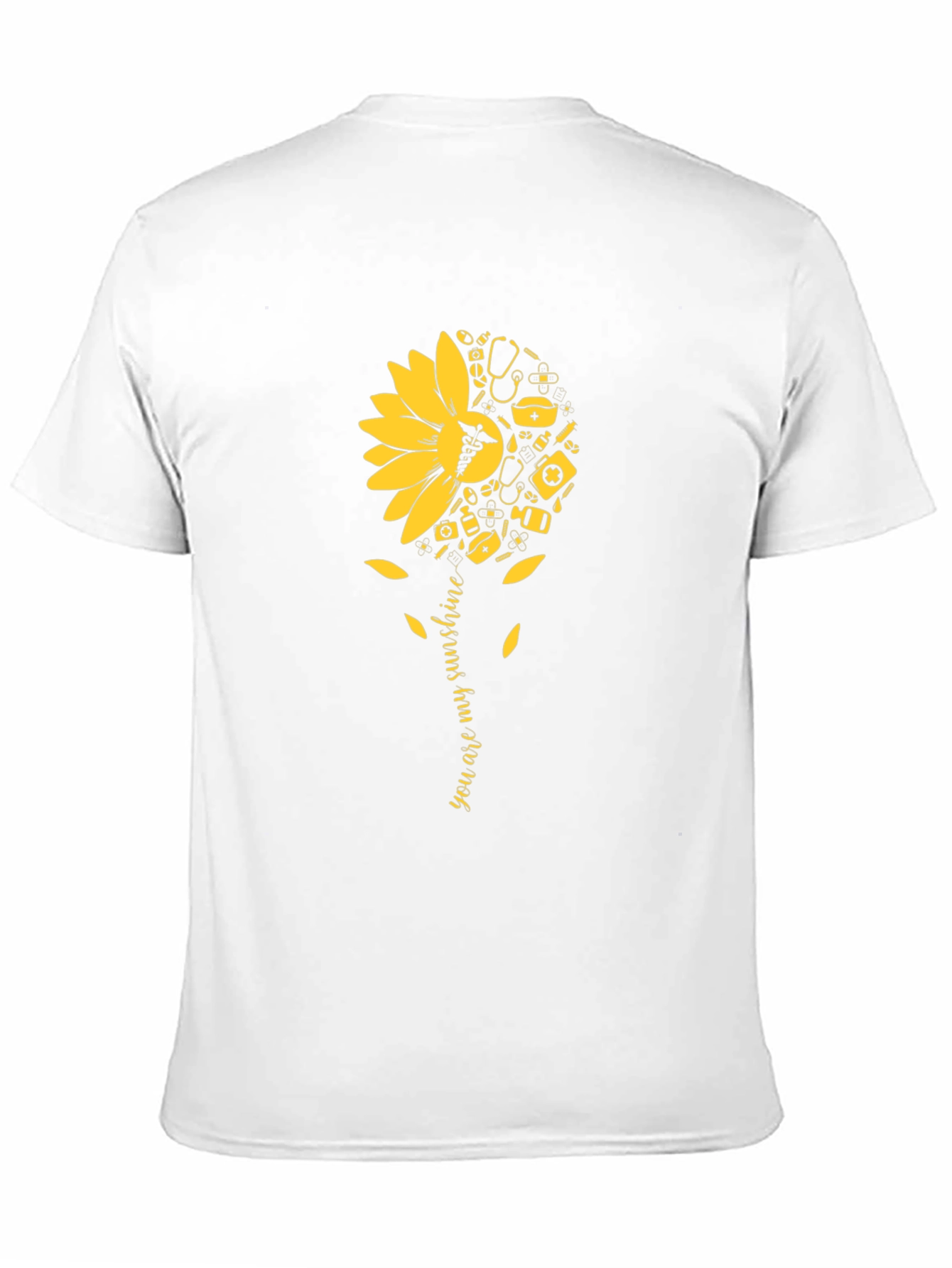 Sunflower Medical Graphic Tee - You Are My Sunshine