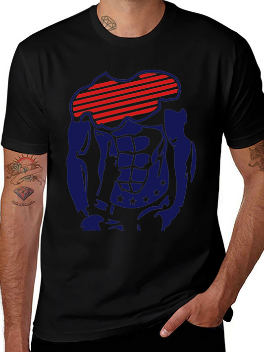 Patriotic Muscle T-Shirt - Mens Graphic Tee