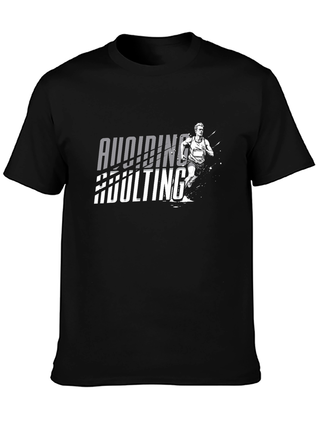 Avoiding Adulting Graphic Tee - Runner T-Shirt