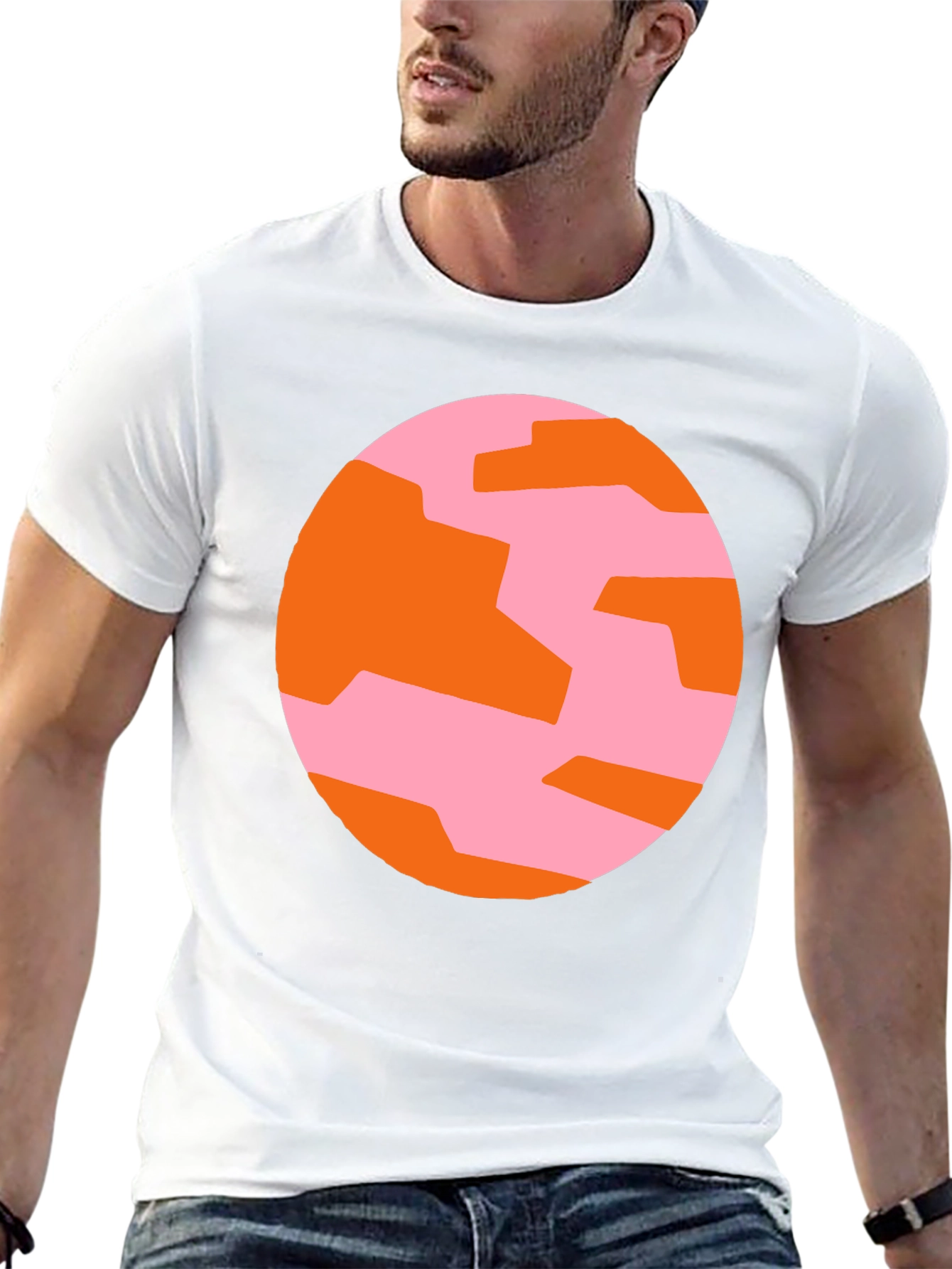 Abstract Graphic Tee - Modern Casual Style