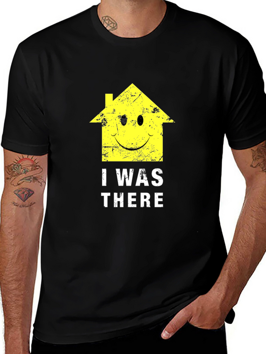 I Was There Smiley House Graphic T-Shirt