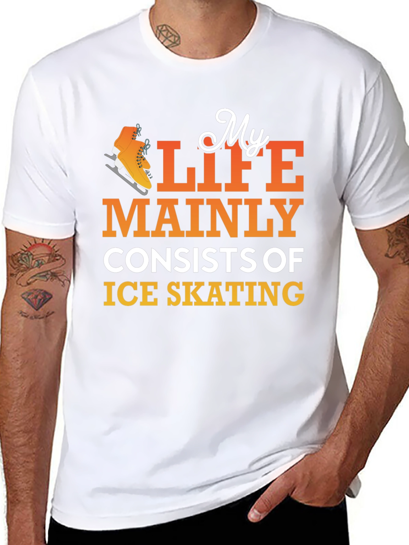 Ice Skating T-Shirt: My Life Mainly Consists Of
