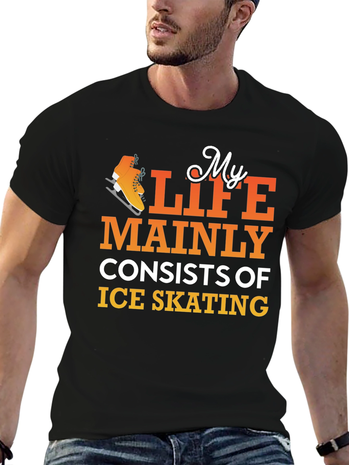 Ice Skating T-Shirt: My Life Mainly Consists Of