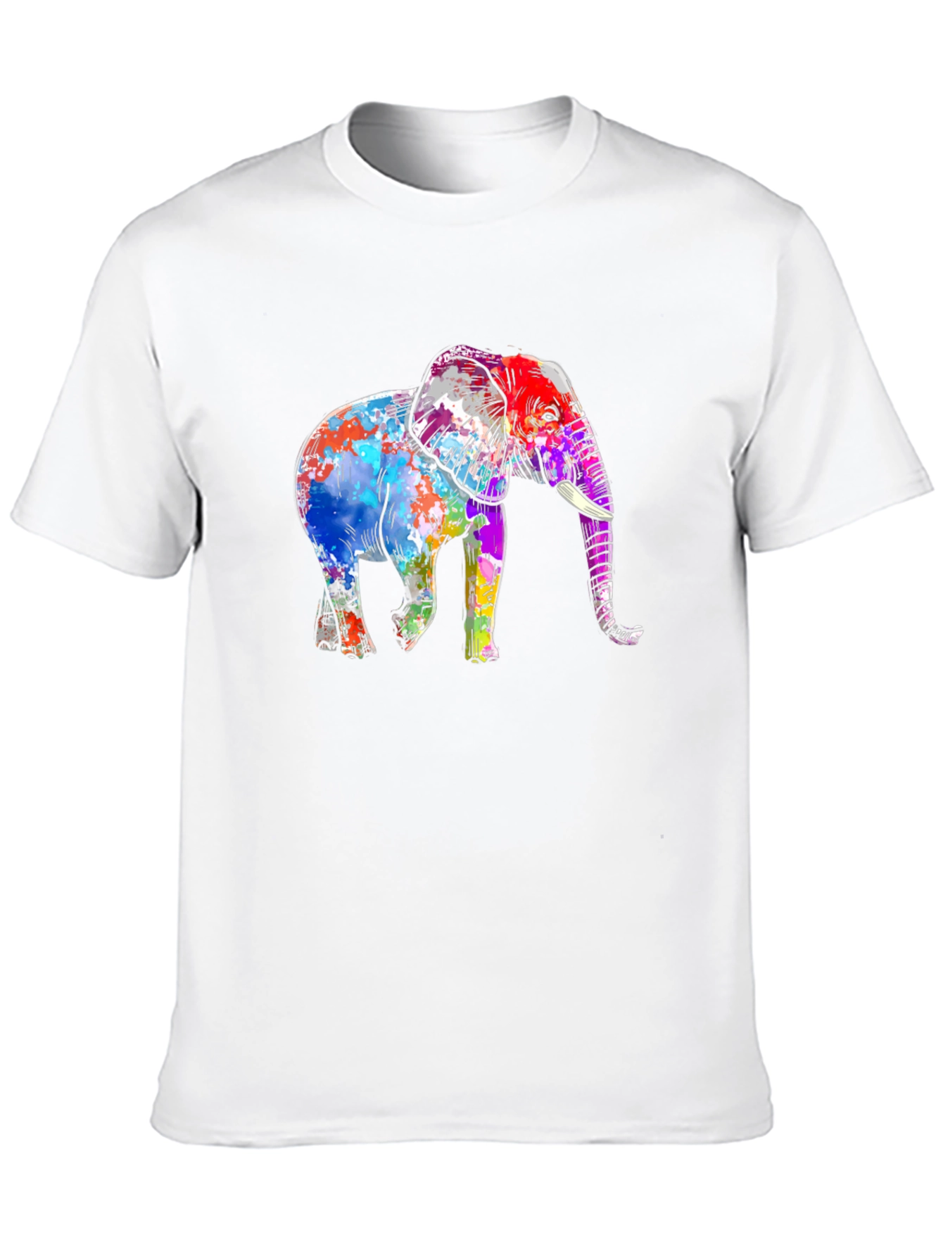 Vibrant Elephant Graphic T-Shirt - Stylish Unisex Tee