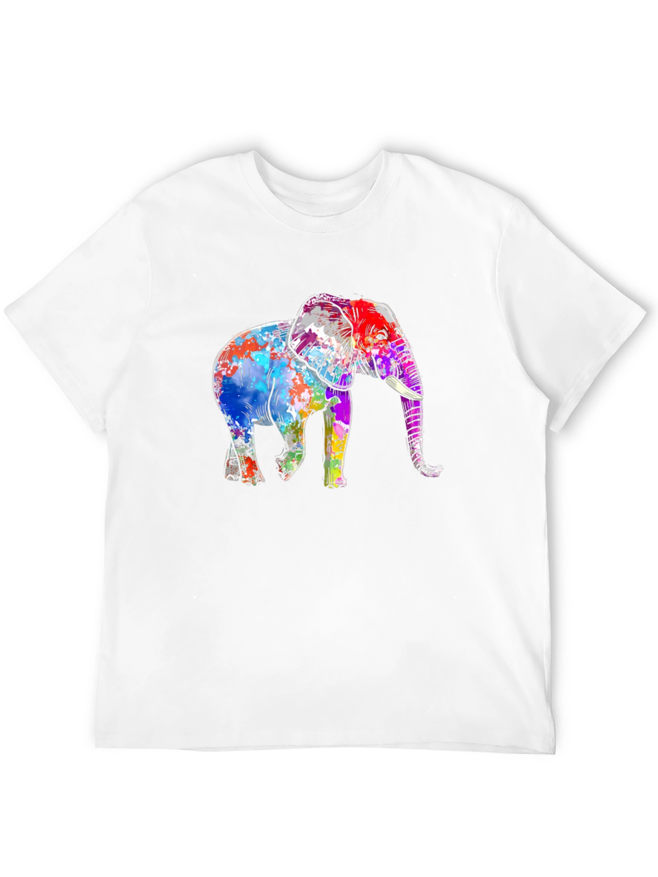 Vibrant Elephant Graphic T-Shirt - Stylish Unisex Tee