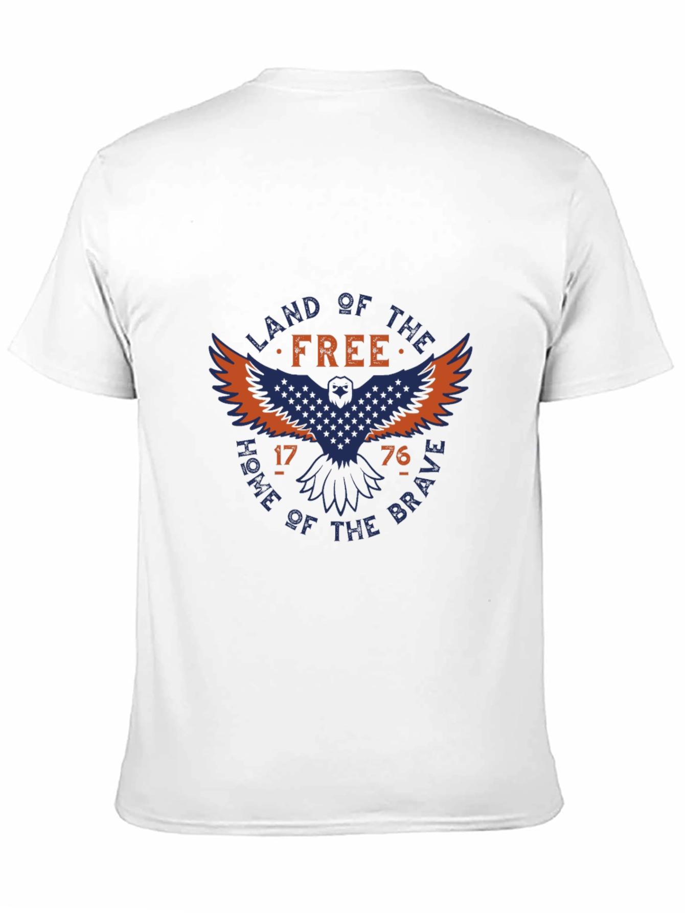 Land of the Free Eagle Graphic T-Shirt