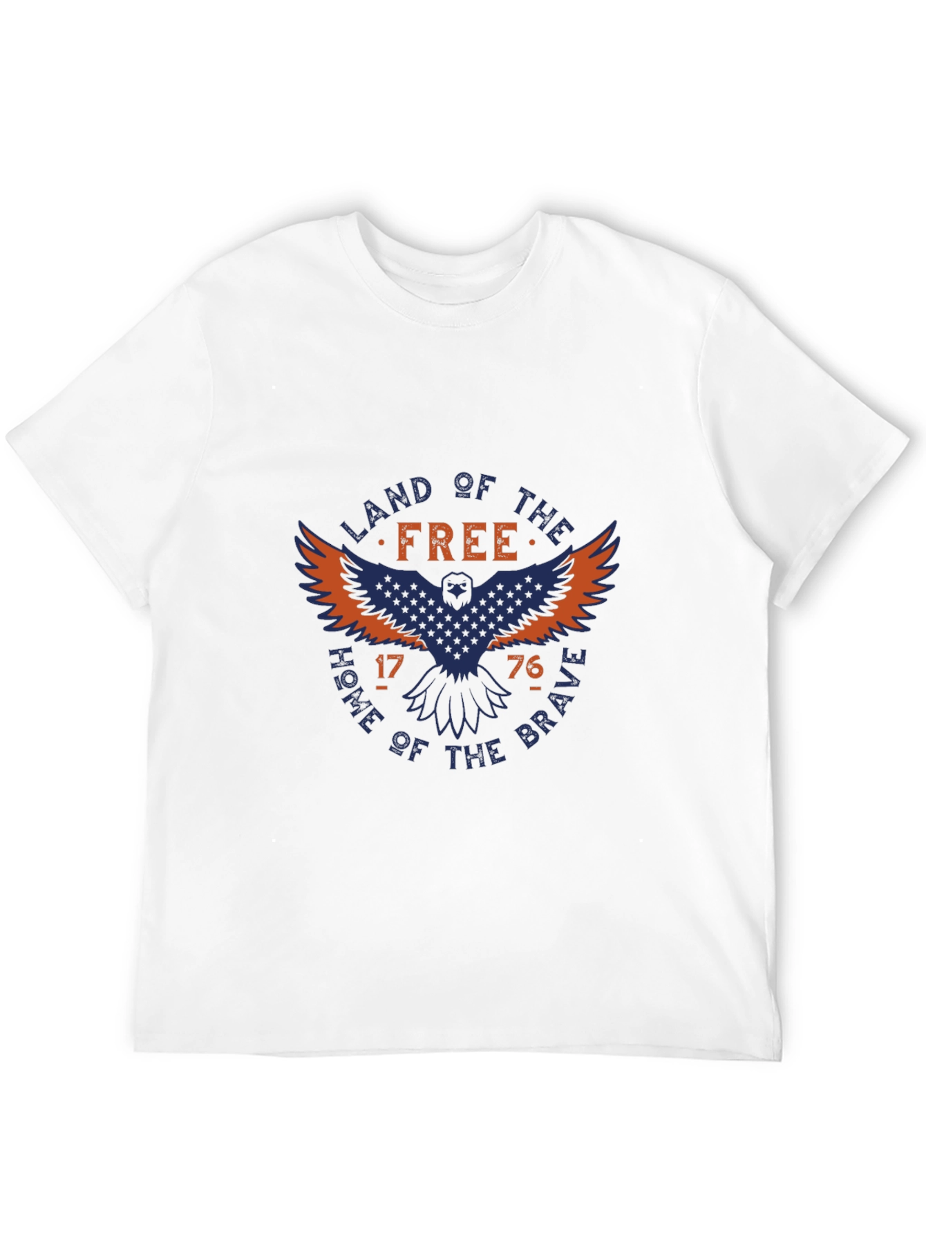Land of the Free Eagle Graphic T-Shirt