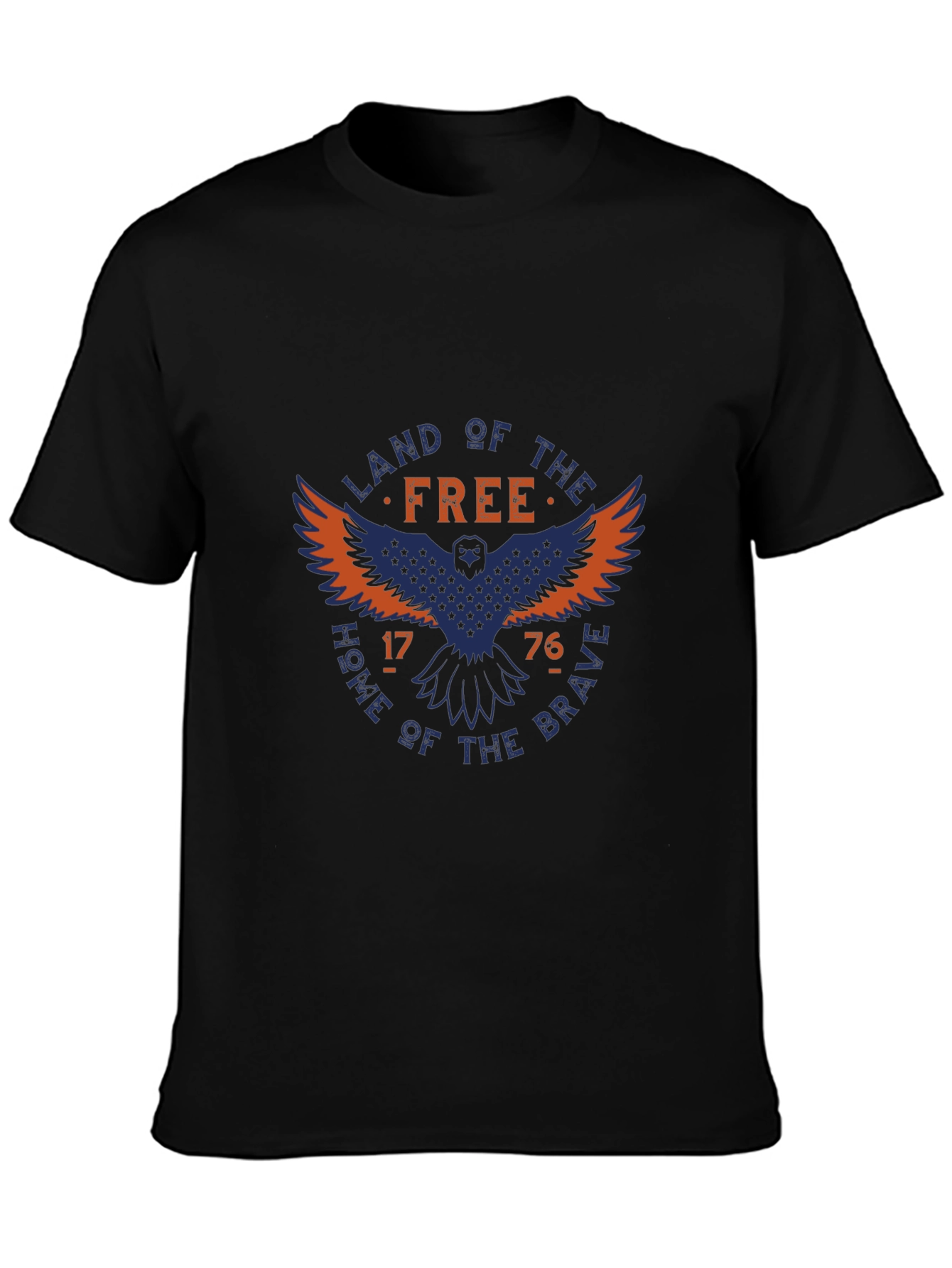 Land of the Free Eagle Graphic T-Shirt
