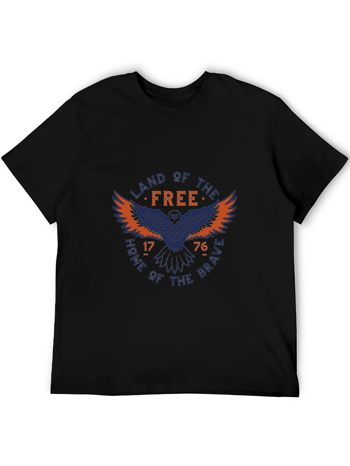 Land of the Free Eagle Graphic T-Shirt