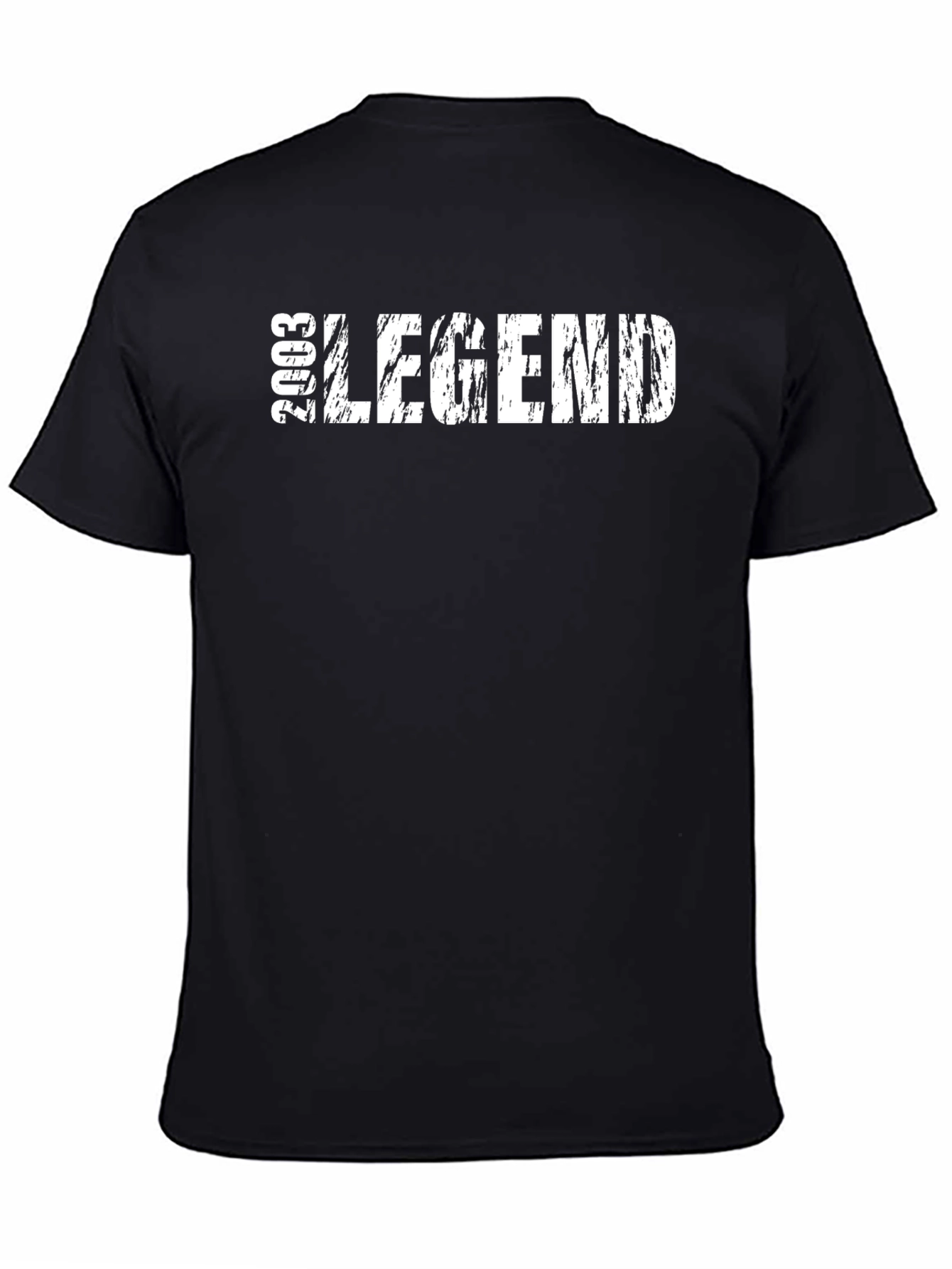 Legend 2003 Graphic T-Shirt - Black Cotton Tee