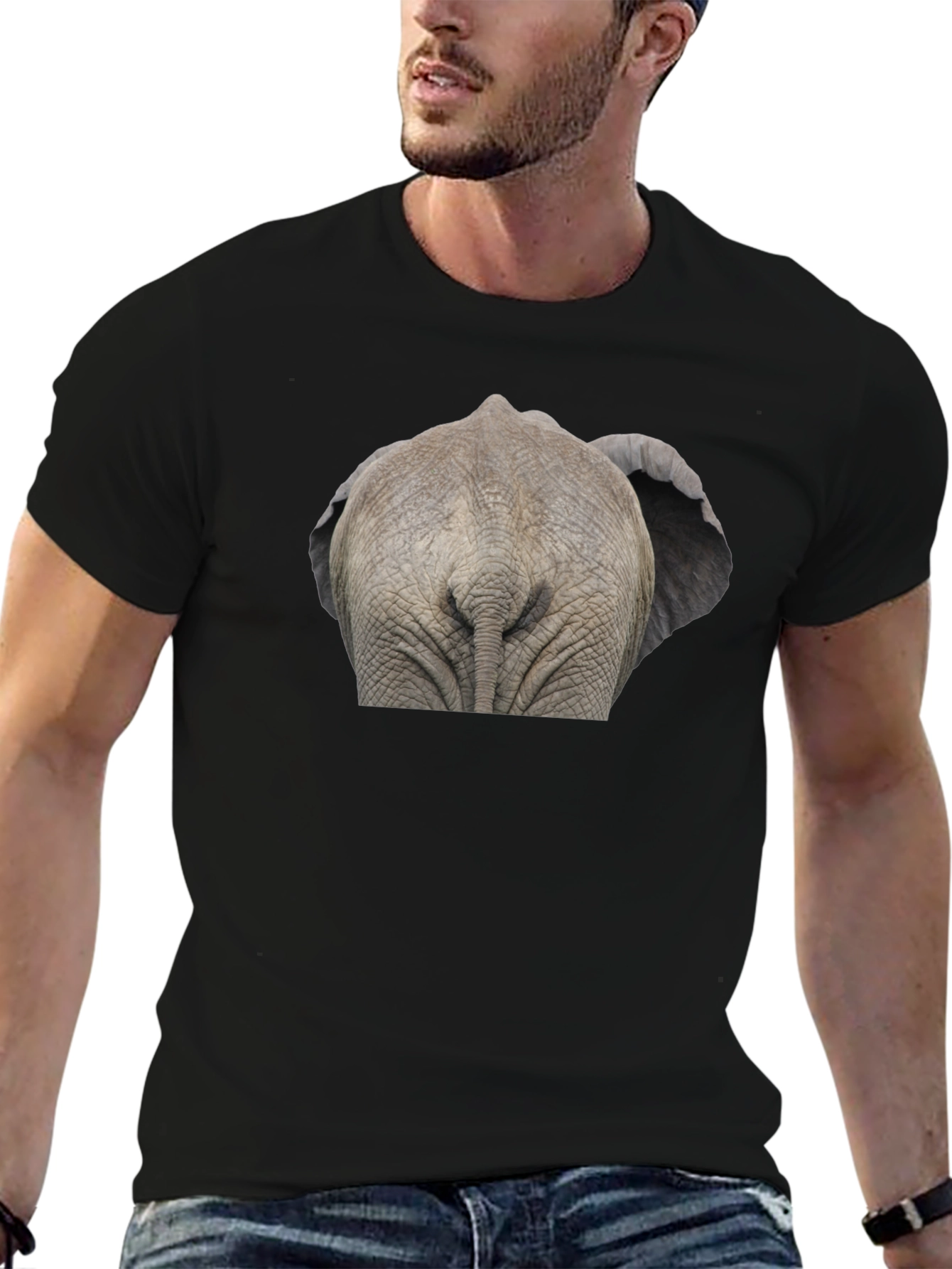 Elephant Butt T-Shirt - Funny Animal Tee