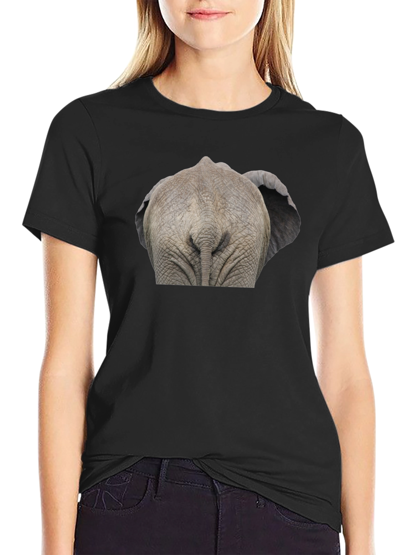 Elephant Butt T-Shirt - Funny Animal Tee