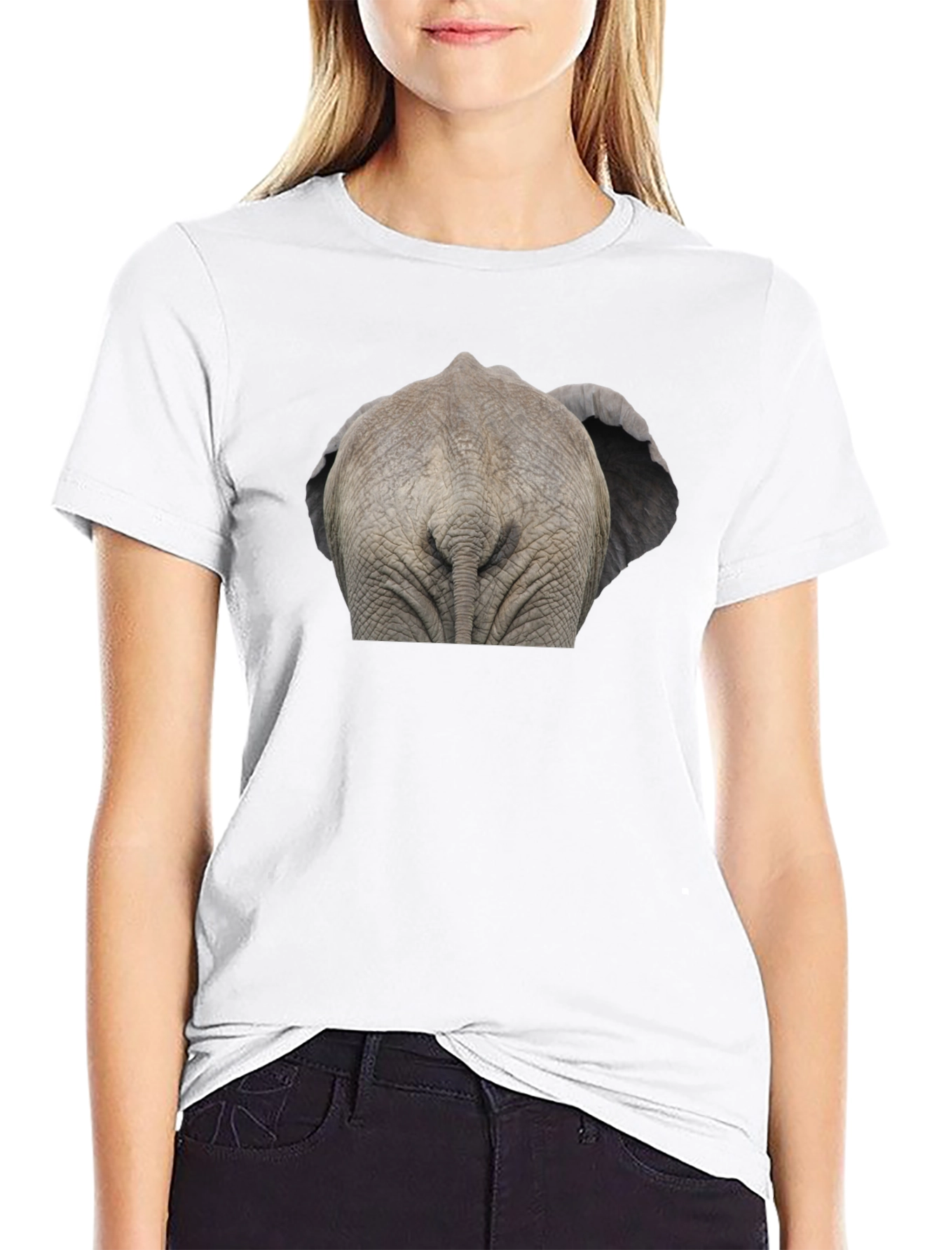 Elephant Butt T-Shirt - Funny Animal Tee