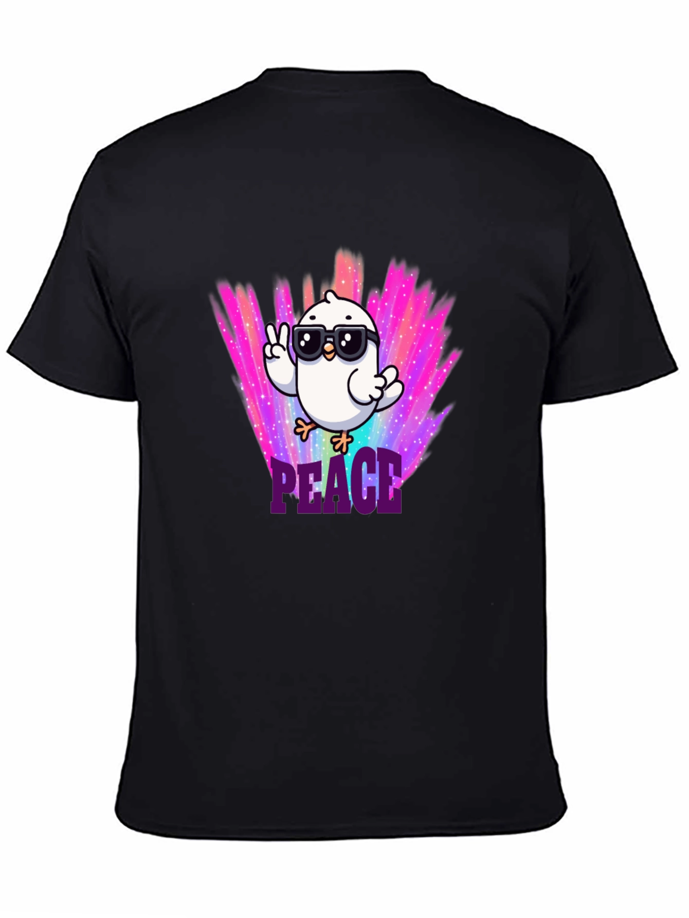 Peace Chick T-Shirt - Cool Bird Design
