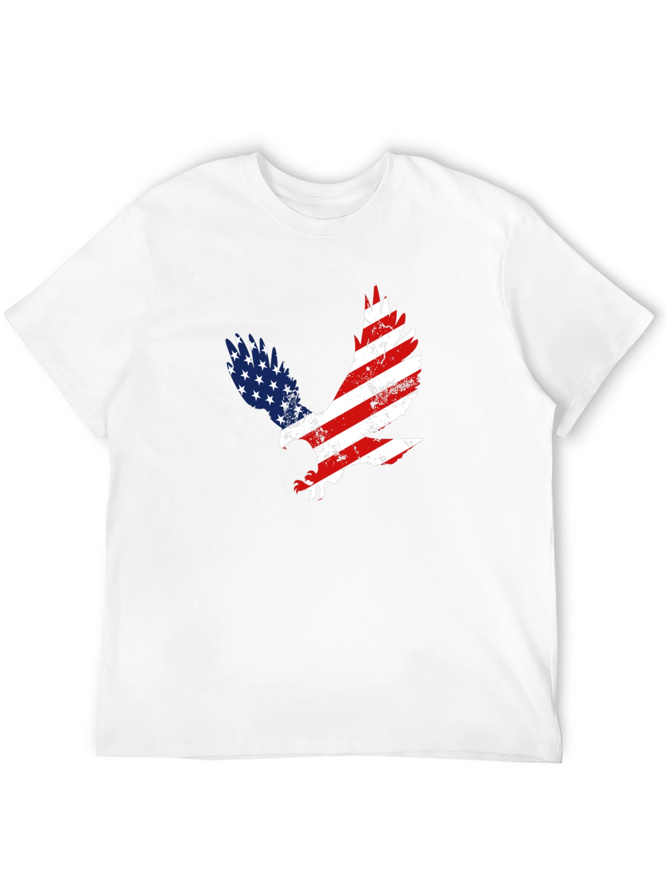 American Flag Eagle Graphic T-Shirt