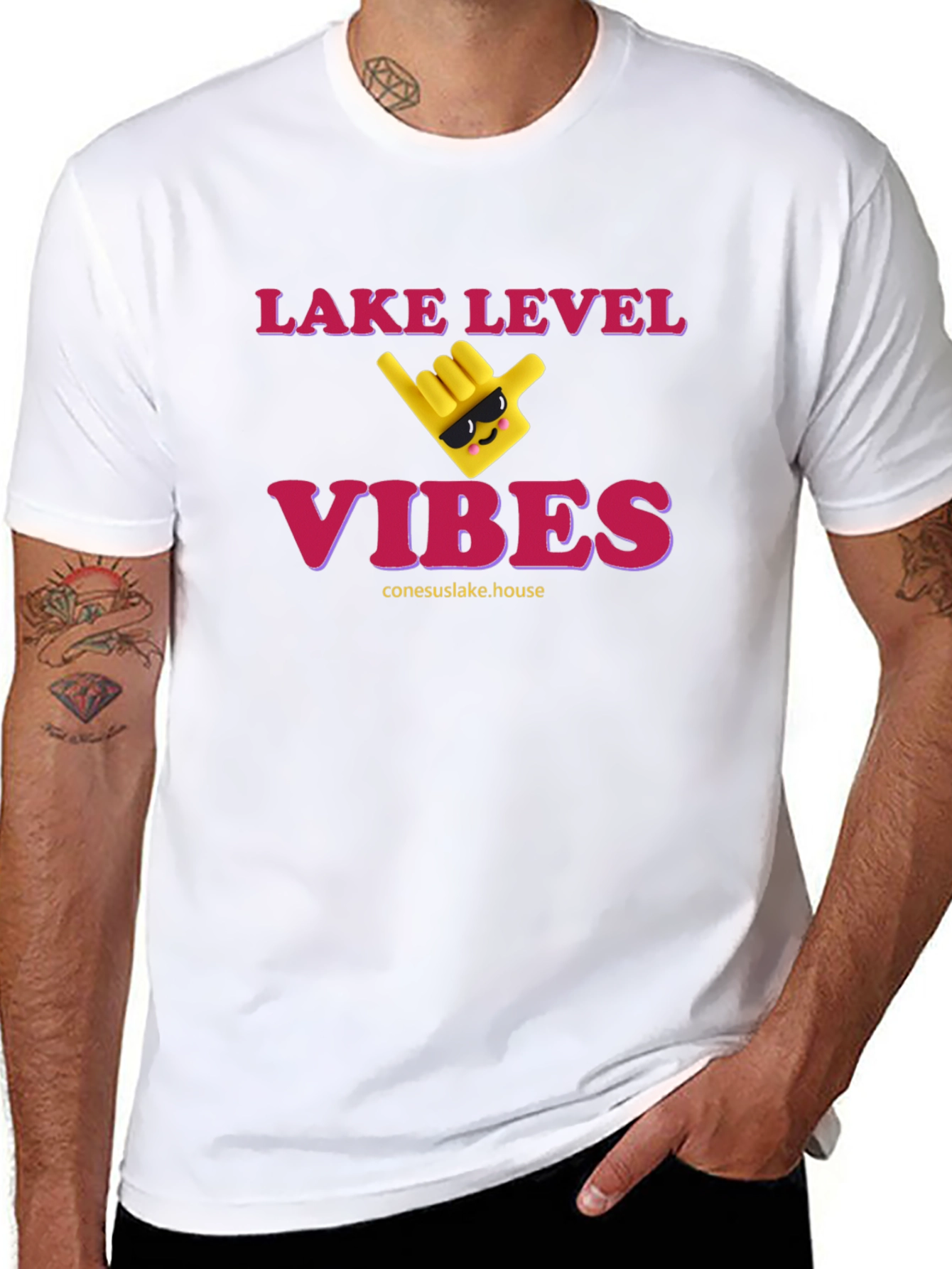 Lake Level Vibes T-Shirt - Summer Fun