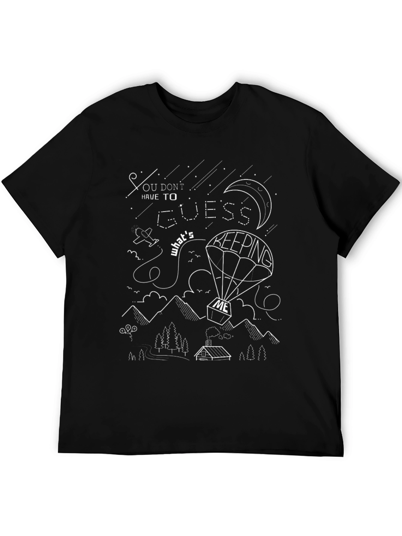 Whimsical Doodle Tee - You Dont Have to Guess