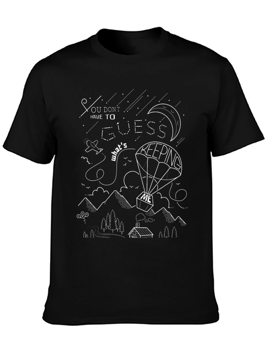 Whimsical Doodle Tee - You Dont Have to Guess