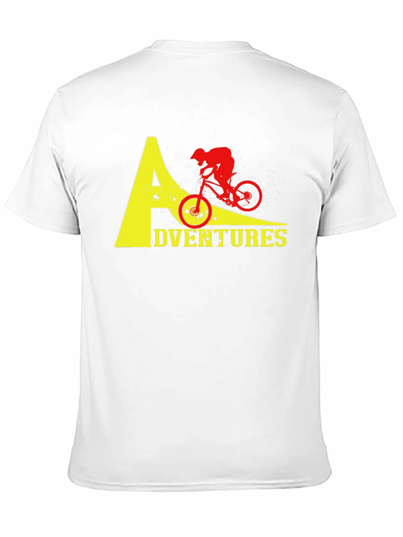 Adventure Biker T-Shirt - Black Cotton Tee