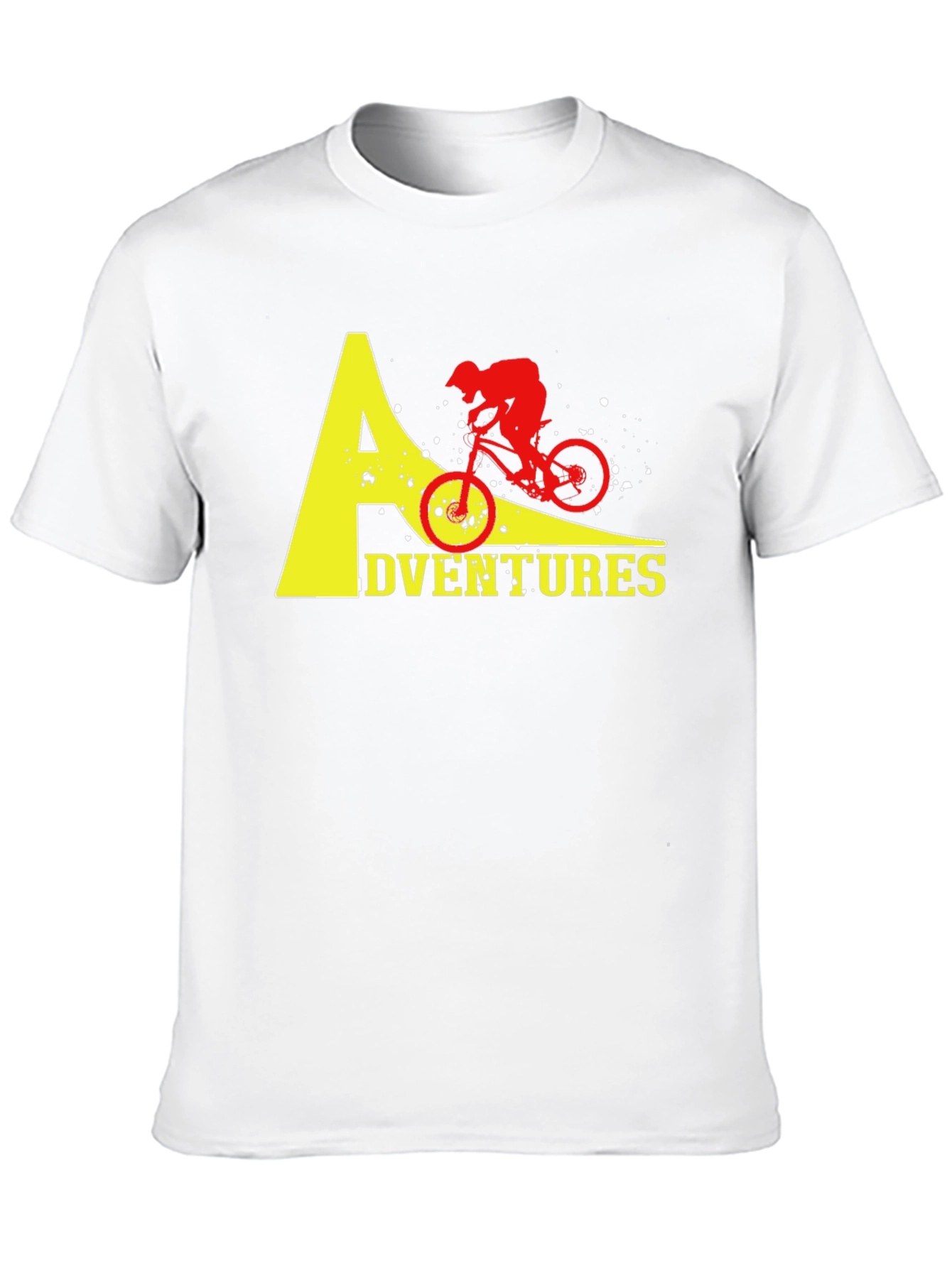 Adventure Biker T-Shirt - Black Cotton Tee