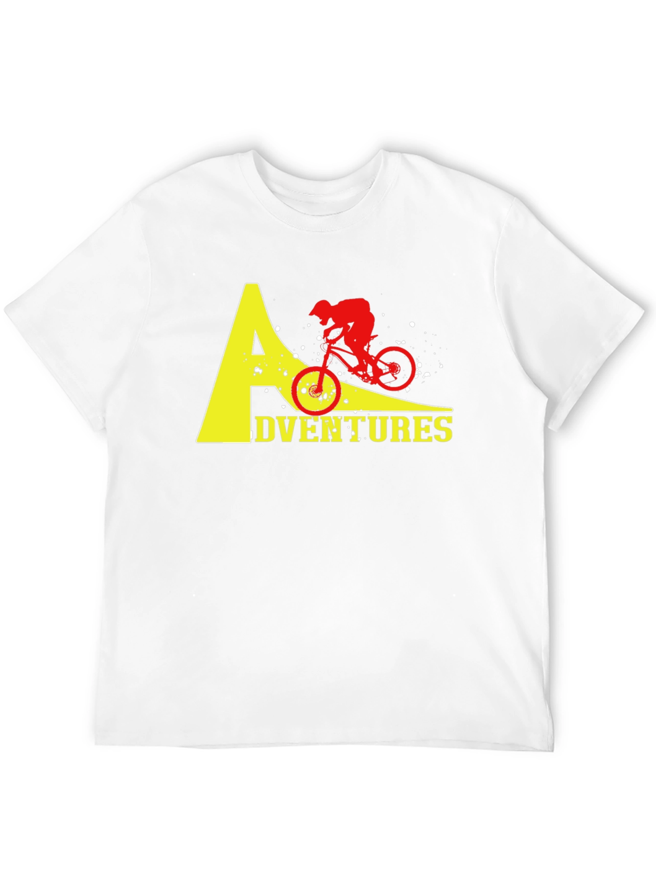 Adventure Biker T-Shirt - Black Cotton Tee