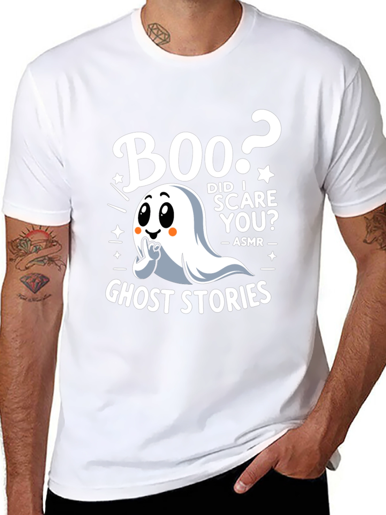 Boo Ghost Stories T-Shirt Funny ASMR Tee