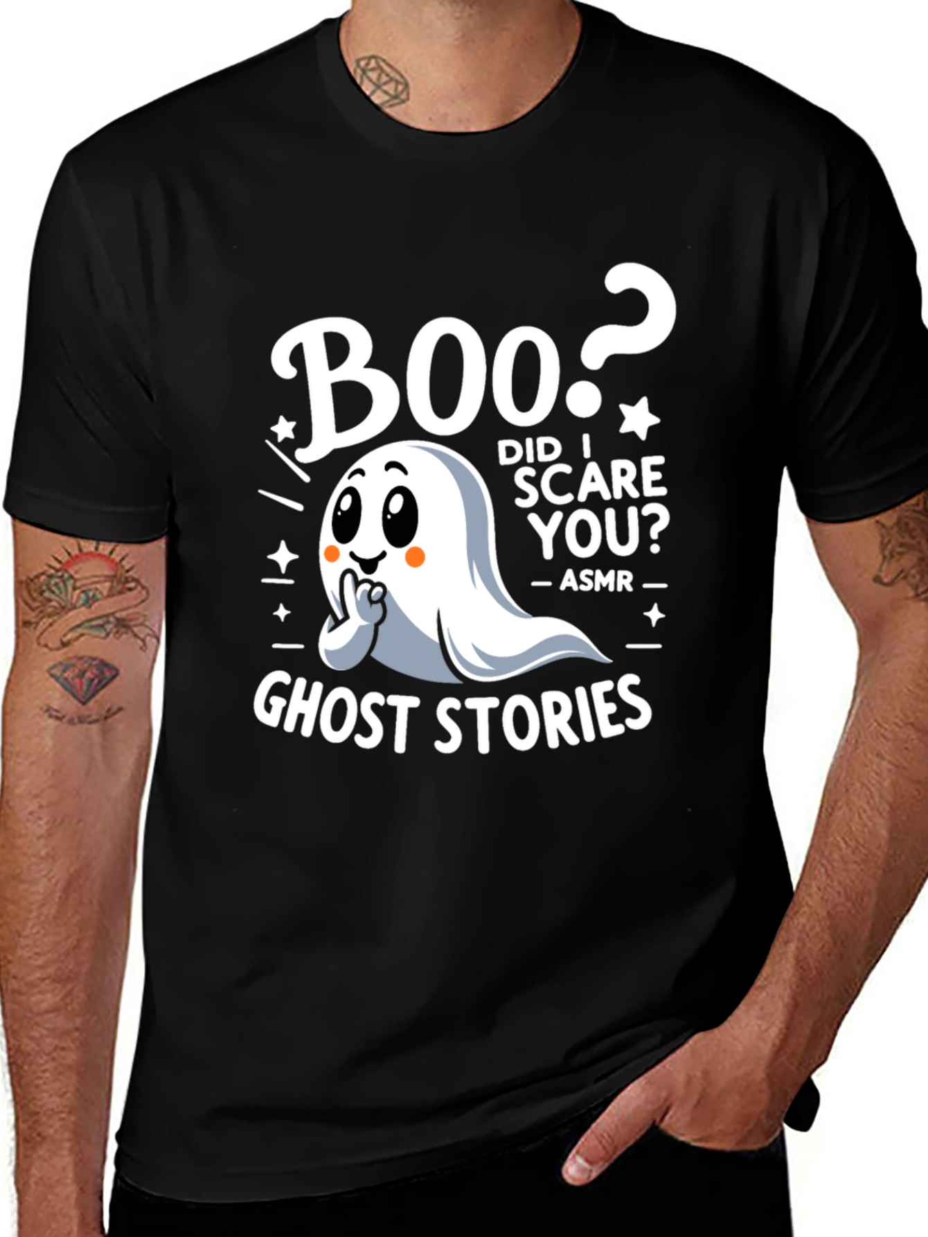 Boo Ghost Stories T-Shirt Funny ASMR Tee