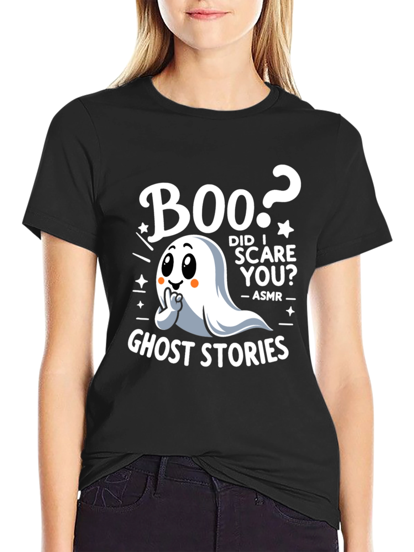 Boo Ghost Stories T-Shirt Funny ASMR Tee