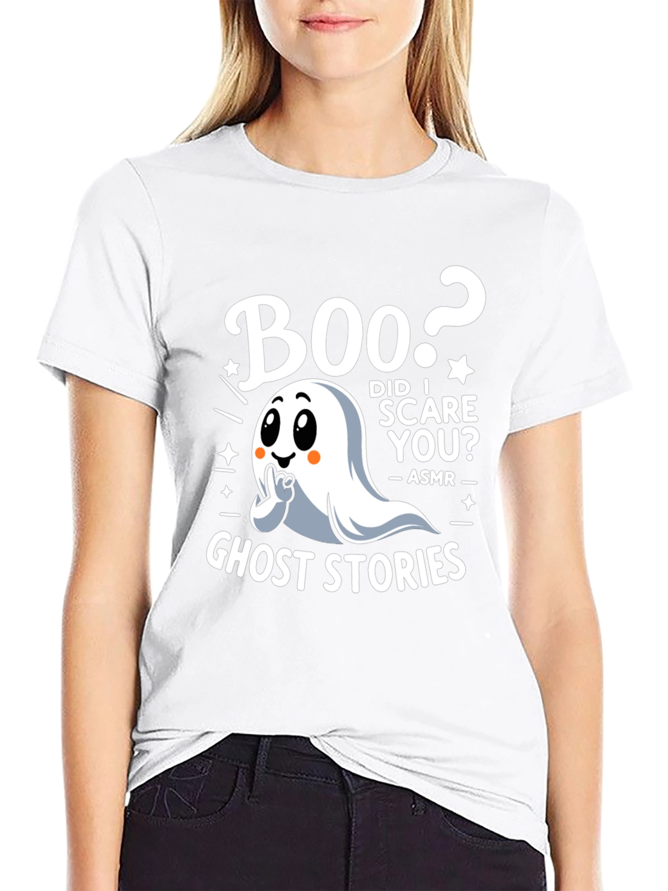 Boo Ghost Stories T-Shirt Funny ASMR Tee